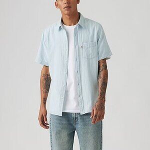 Levi's® Mens Classic Standard Fit Button-Down Shirt Size L